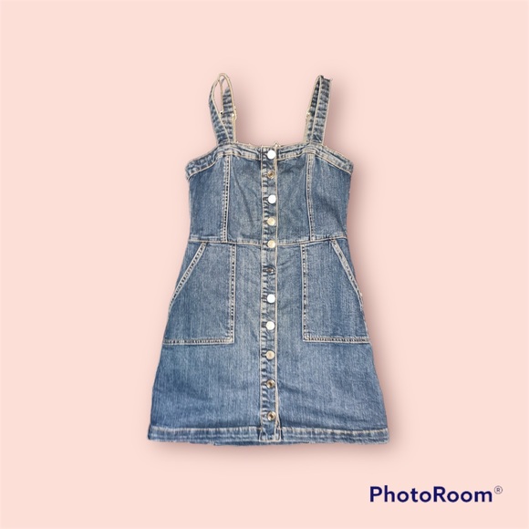 Button up Denim dress